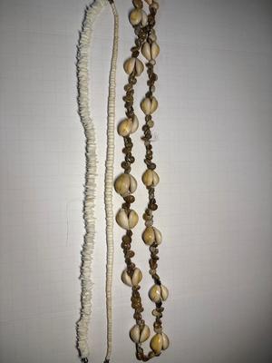 3 shell necklaces