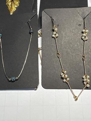 Necklaces, pendant, bracelet, earrings