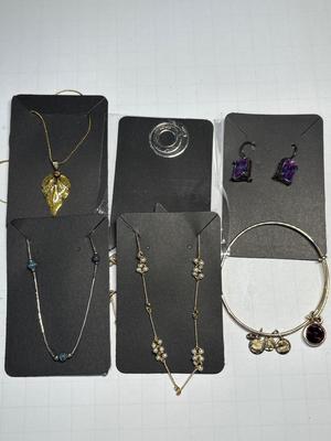 Necklaces, pendant, bracelet, earrings