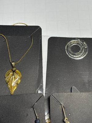 Necklaces, pendant, bracelet, earrings