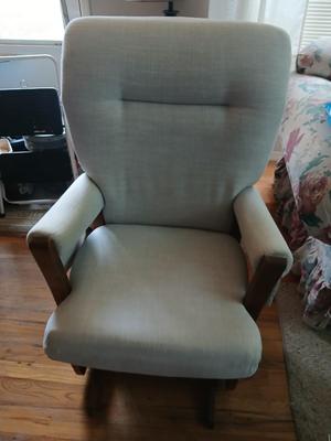 Dutailier Wood framed glider rocker
