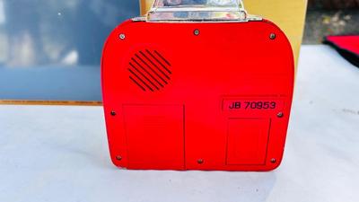 COCA-COLA JUKEBOX COIN BANK AND SIGN
