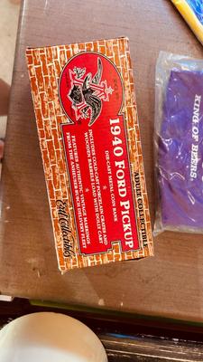 KEVIN HARVICK & NEON BUDWEISER SIGNS, 1940 DIE CAST PICK UP AND MORE!