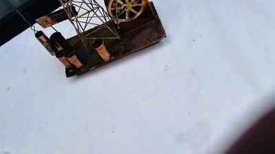 COPPER WINDMILL, OUTHOUSE AND OIL DEREK MECHANICAL MUSIC BOXES
