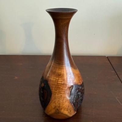 Collection of Wooden and Gem Vases and More (LR-BM)