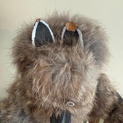 Navajo Sand Art Pottery and Frank Yazzie Kachina Sculpture (LR-BM)