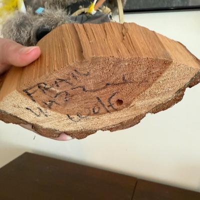 Navajo Sand Art Pottery and Frank Yazzie Kachina Sculpture (LR-BM)