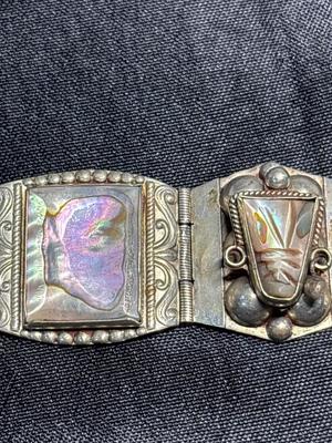 Taxco .925 Silver & Abalone bracelet