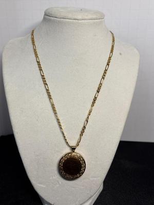 14K Gold necklace & Locket - updated, please read