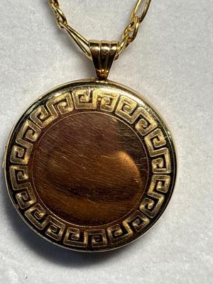 14K Gold necklace & Locket - updated, please read