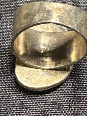 Sterling & Turquoise ring - size 7