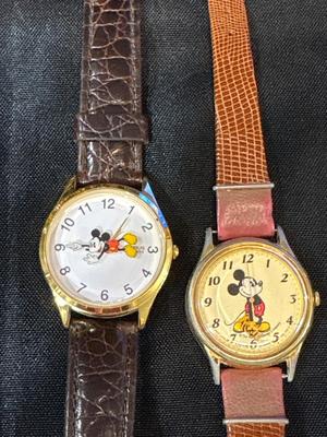 Two Mickey Mouse watches