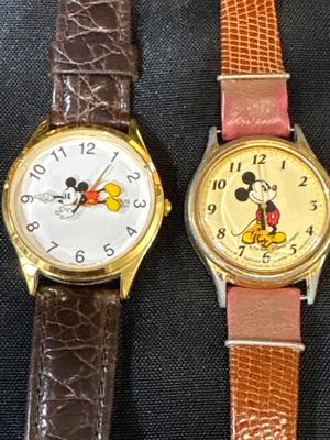 Two Mickey Mouse watches
