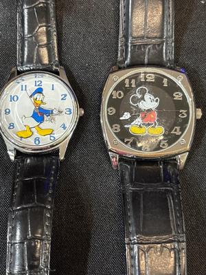 Two Authentic Disney Parks Mickey Mouse & Donal Duck watches