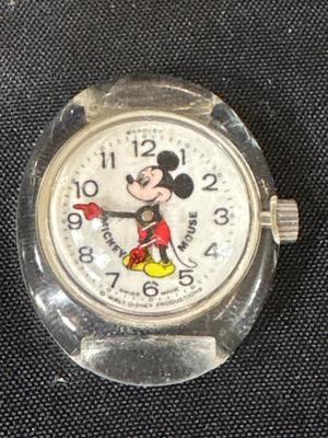 Bradley Bubble Lucite Mickey Mouse watch