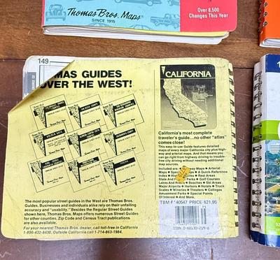 Sale Photo Thumbnail #111: Includes Orange County 1991 and 1998, and Los Angeles and Orange County 1987 and 2007. In fair to good condition, with some bent page edges.