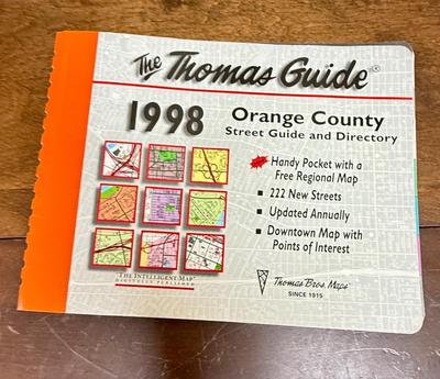 Sale Photo Thumbnail #116: Includes Orange County 1991 and 1998, and Los Angeles and Orange County 1987 and 2007. In fair to good condition, with some bent page edges.
