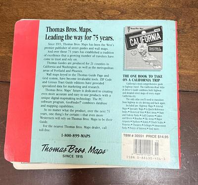 Sale Photo Thumbnail #114: Includes Orange County 1991 and 1998, and Los Angeles and Orange County 1987 and 2007. In fair to good condition, with some bent page edges.