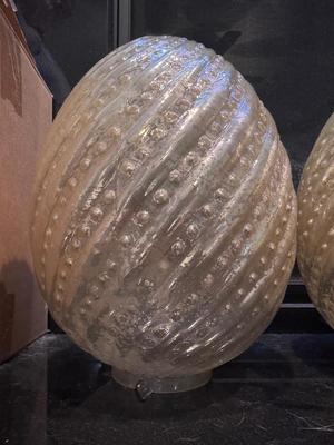 2- Pottery Barn Mercury Glass Easter Eggs (Lot 159A)