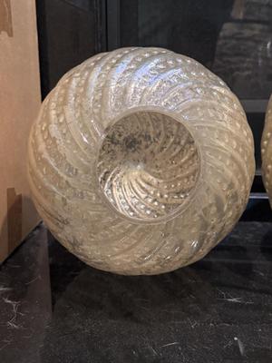 2- Pottery Barn Mercury Glass Easter Eggs (Lot 159A)