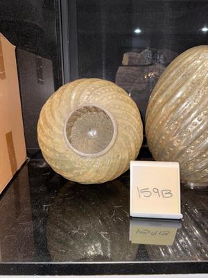 2- Pottery Barn Mercury Glass Easter Eggs (Lot 159B)