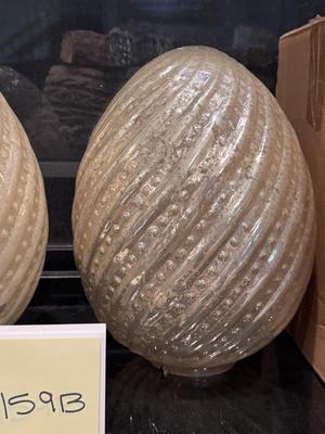 2- Pottery Barn Mercury Glass Easter Eggs (Lot 159B)