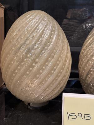 2- Pottery Barn Mercury Glass Easter Eggs (Lot 159B)