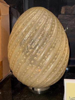 2- Pottery Barn Mercury Glass Easter Eggs (Lot 159B)