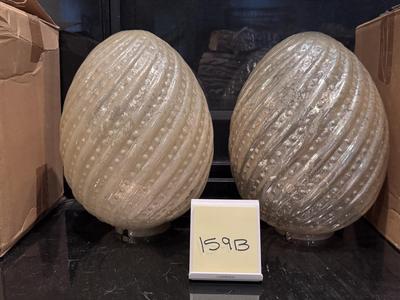 2- Pottery Barn Mercury Glass Easter Eggs (Lot 159B)
