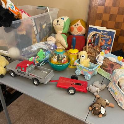 Child's Outfit, Vintage Trucks, Chair, Books, Checker Board Vintage lot