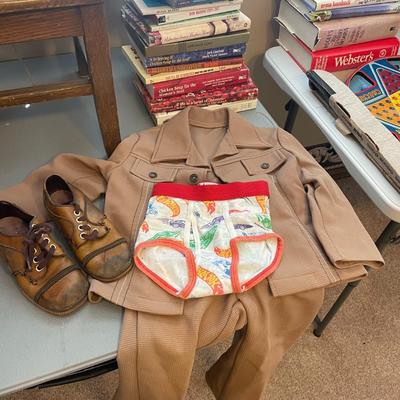 Child's Outfit, Vintage Trucks, Chair, Books, Checker Board Vintage lot