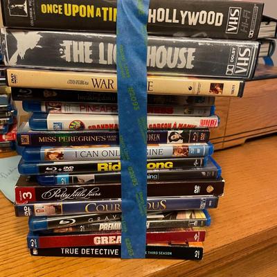 VHS and Blu-Ray Lot