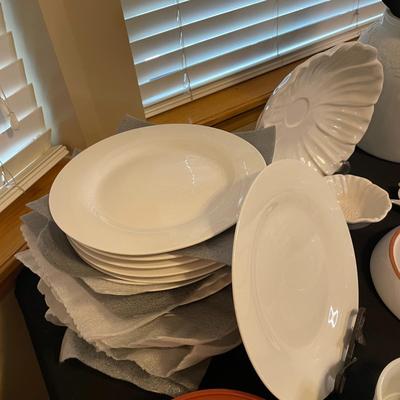 Corningware Plus a Table of Kitchen Goodies