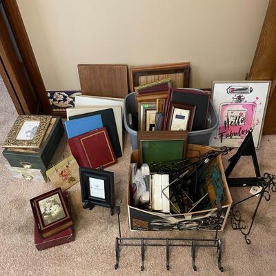 Picture Frame and Photo Album Lot