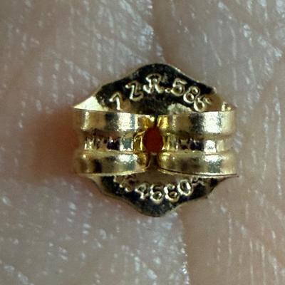 Carved Stone and Gold Leaf Pendants w/ 10K & 14K (ST-KD)