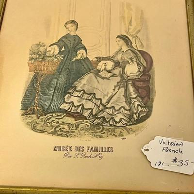 LOT 190: Antique "Cries of London" Hand-Colored Etching and More Artwork
