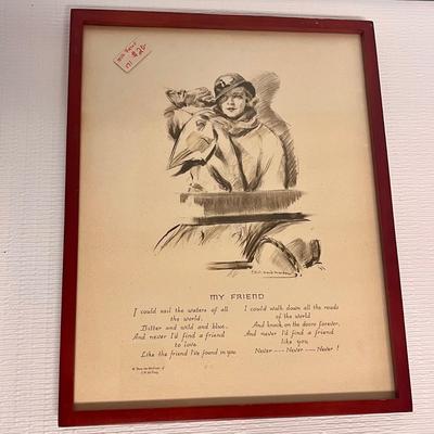 LOT 191: Vintage and Antique Wall Art -Airbrush Painting and More