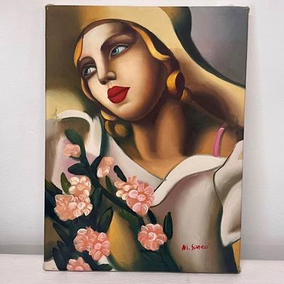LOT 191: Vintage and Antique Wall Art -Airbrush Painting and More