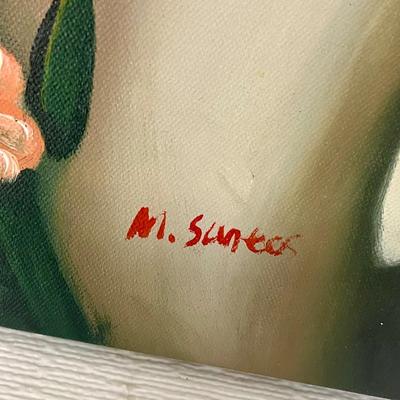 LOT 191: Vintage and Antique Wall Art -Airbrush Painting and More