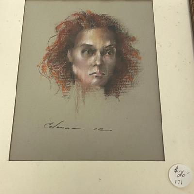 LOT 192: Antique / Vintage Artwork - Framed Picasso Print and More