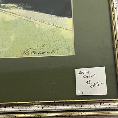 LOT 192: Antique / Vintage Artwork - Framed Picasso Print and More