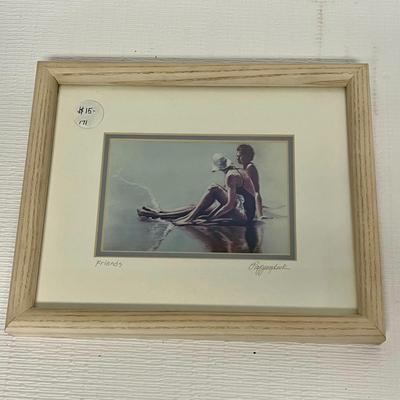 LOT 192: Antique / Vintage Artwork - Framed Picasso Print and More