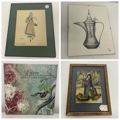 LOT 193: Antique and Vintage Wall Art