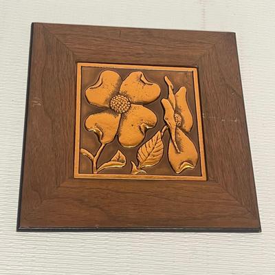 LOT 194: Vintage Wall Art - Mid Century Bruce Fox Wood and Metal Plaques and More