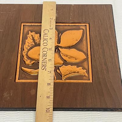 LOT 194: Vintage Wall Art - Mid Century Bruce Fox Wood and Metal Plaques and More