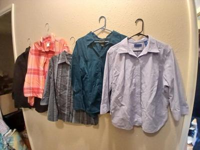 Women's tops - Karen Scott - Apt. 9 - Coldwater creek - Lane Bryant - all mid - long sleeves