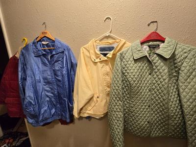 Four Light weight Jackets - Briggs New York - Koret - Haband - Lands End