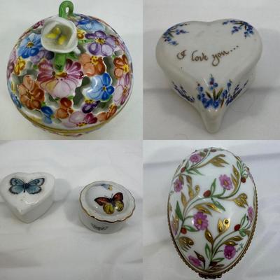 Herend & Limoges Trinket Boxes and More (B2-BM)