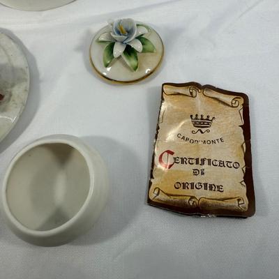 Capodimonte Fine China Trinket Boxes and More (B2-BM)
