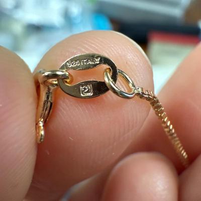 Sterling and Gem Necklaces and Earrings (ST-KD)